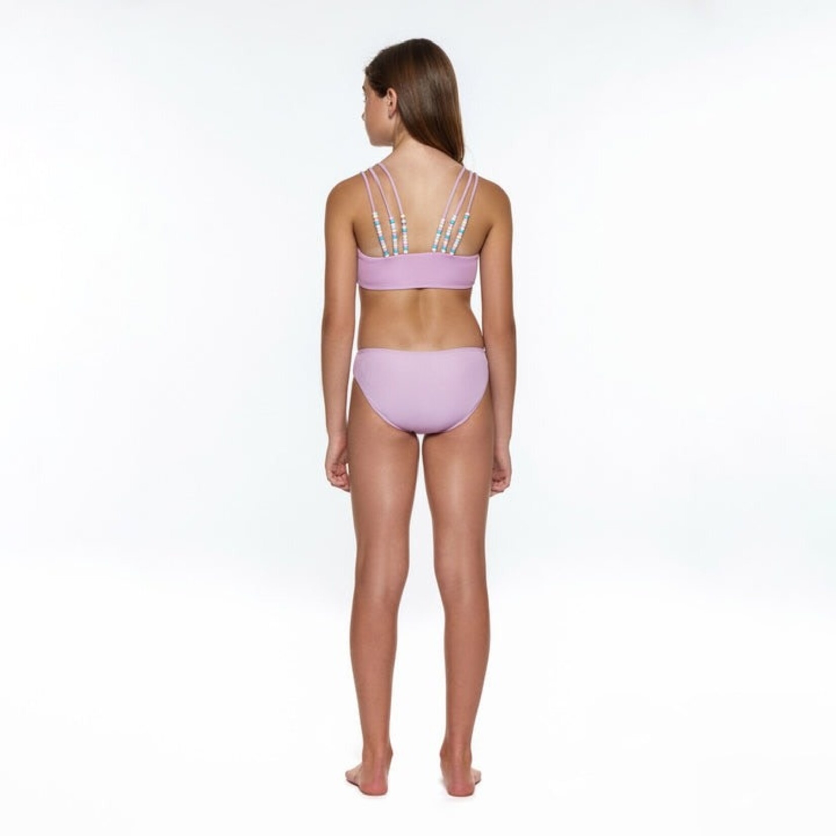 Peixoto Lavender Ribbed Mimi Bikini Set
