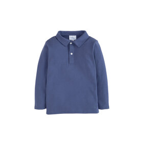 Little English L/S Solid Polo