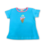 Luigi Kids Turquoise Ice Cream Shirt