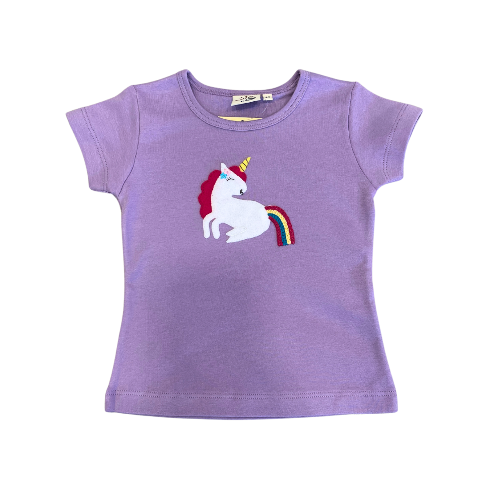 Luigi Kids Lavender Unicorn Shirt