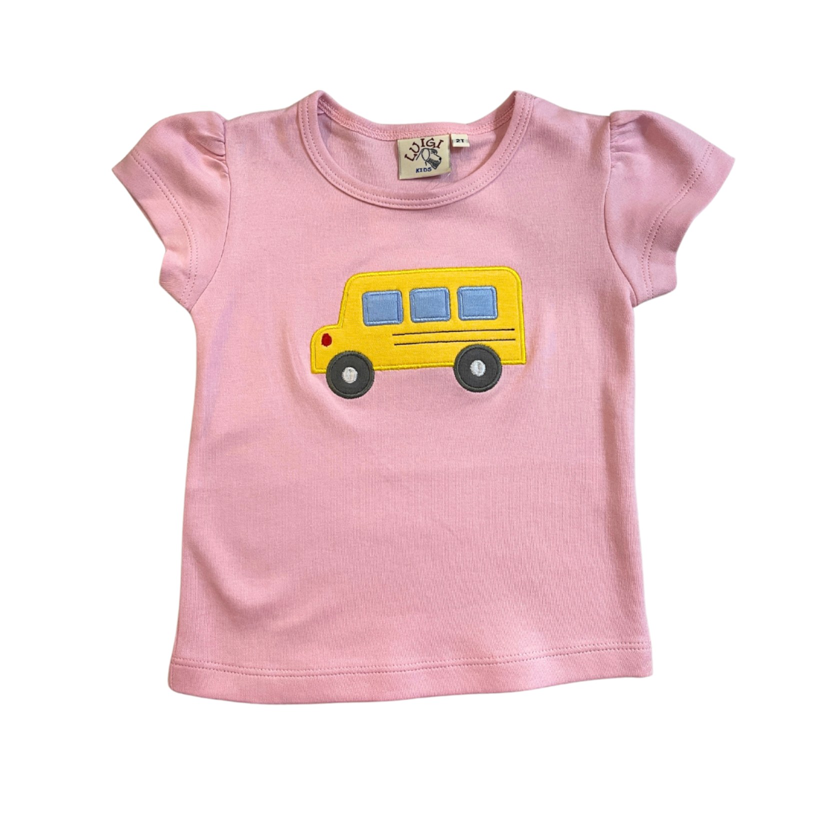 Luigi Kids Pink School Bus Shirt