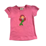 Luigi Kids Pink Red Head Mermaid Shirt