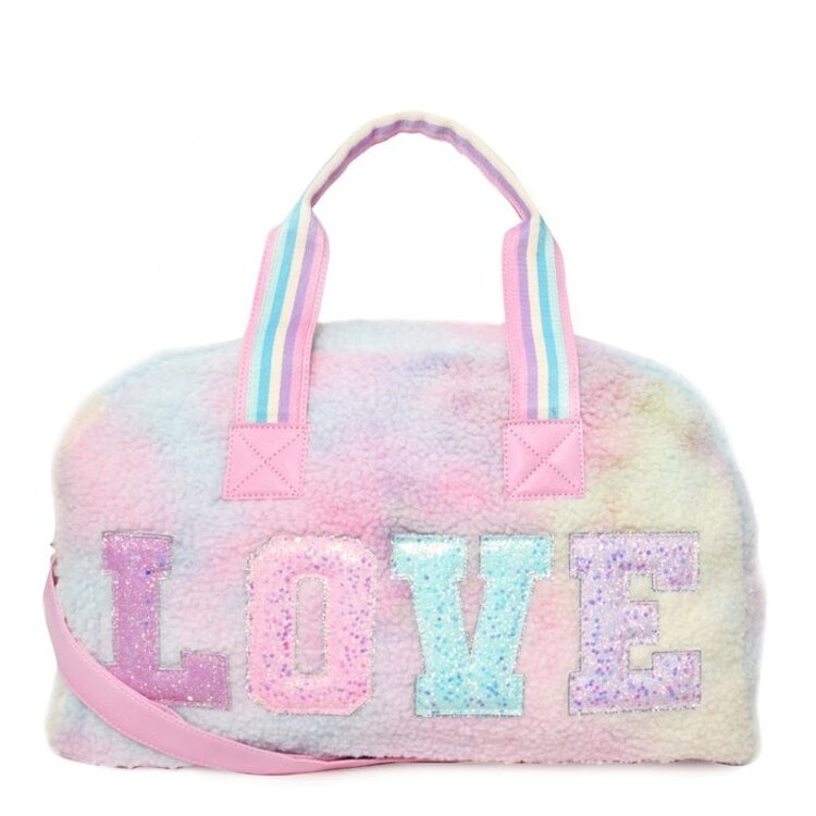 OMG Accessories Love Tie-Dye Large Duffle Bag