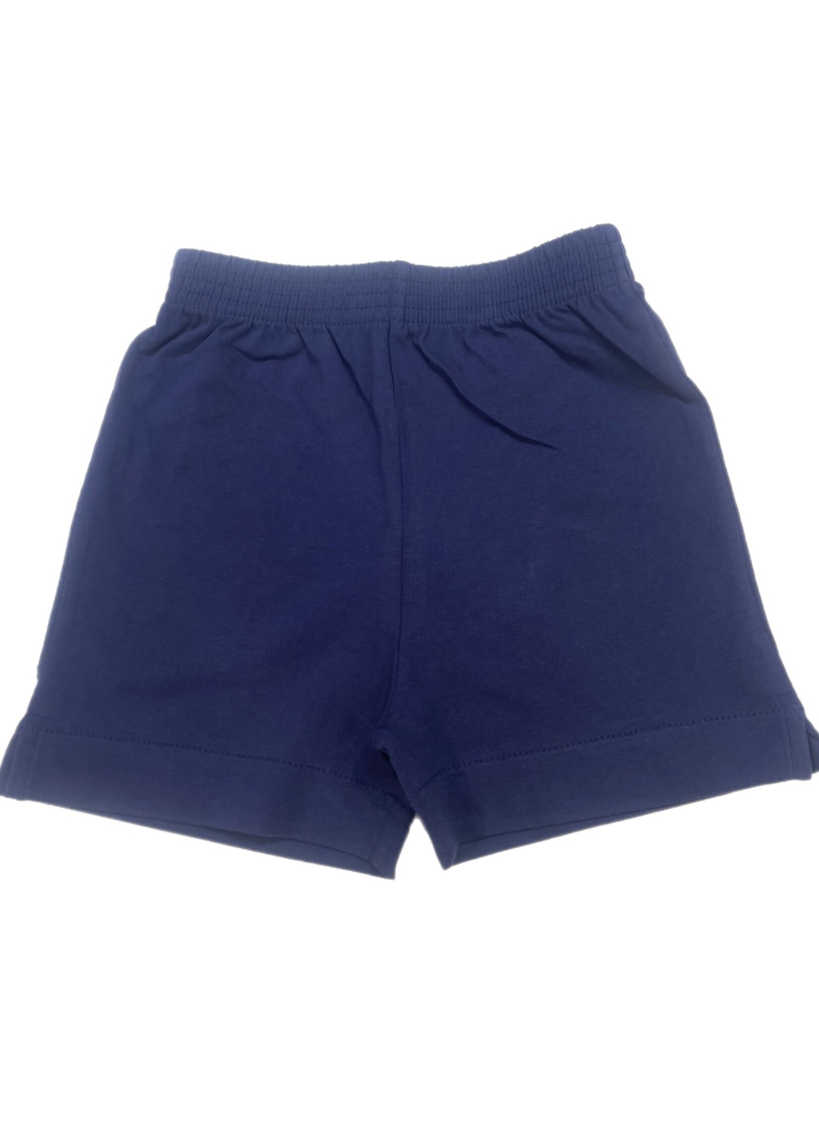 Luigi Kids Navy Knit Shorts