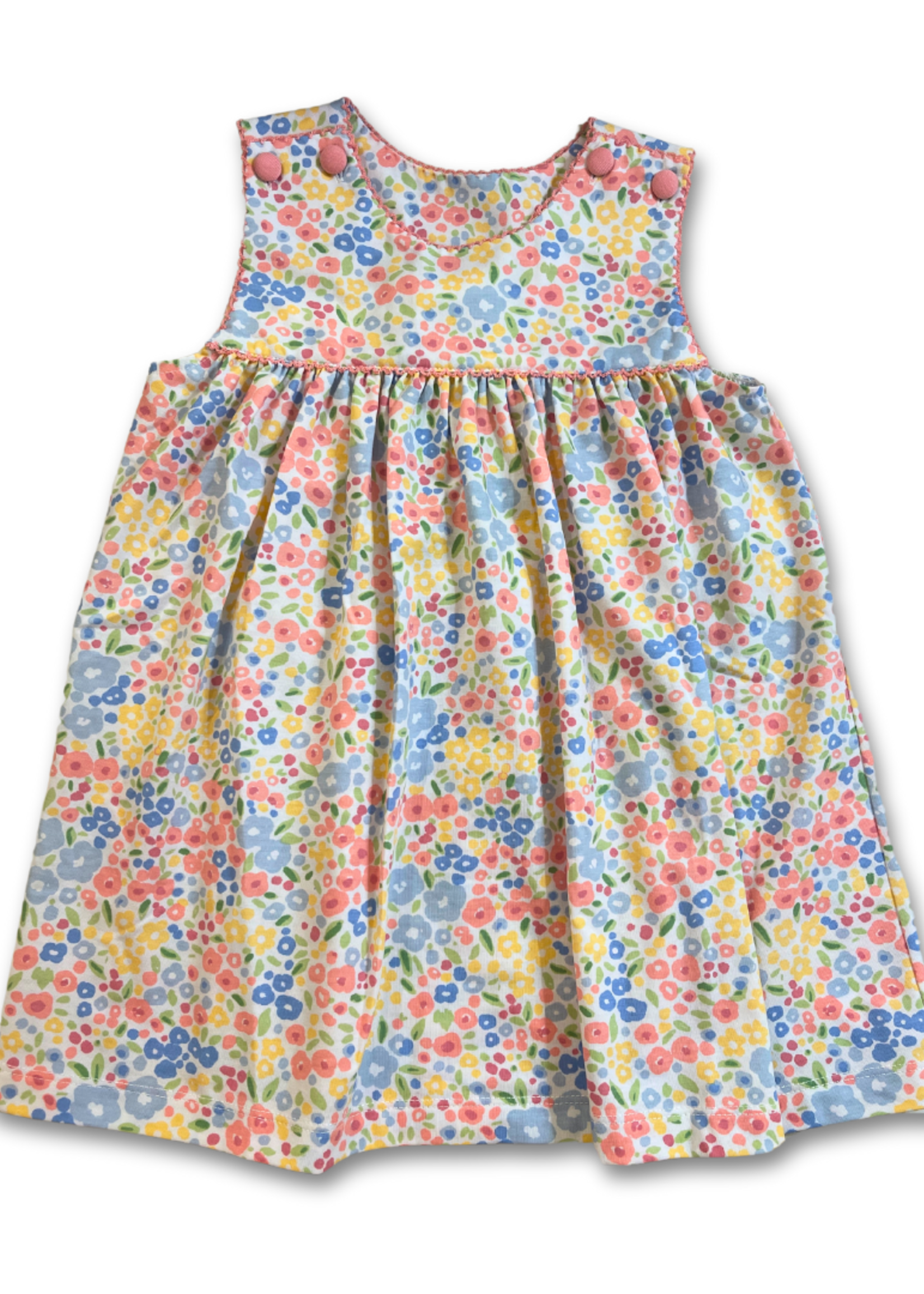 Sage & Lilly Pink/Blue Floral Sun Dress