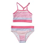 Prodoh Pink Stripe Racerback Bikini