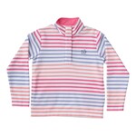 Prodoh Pink Multi Stripe Snap Pullover