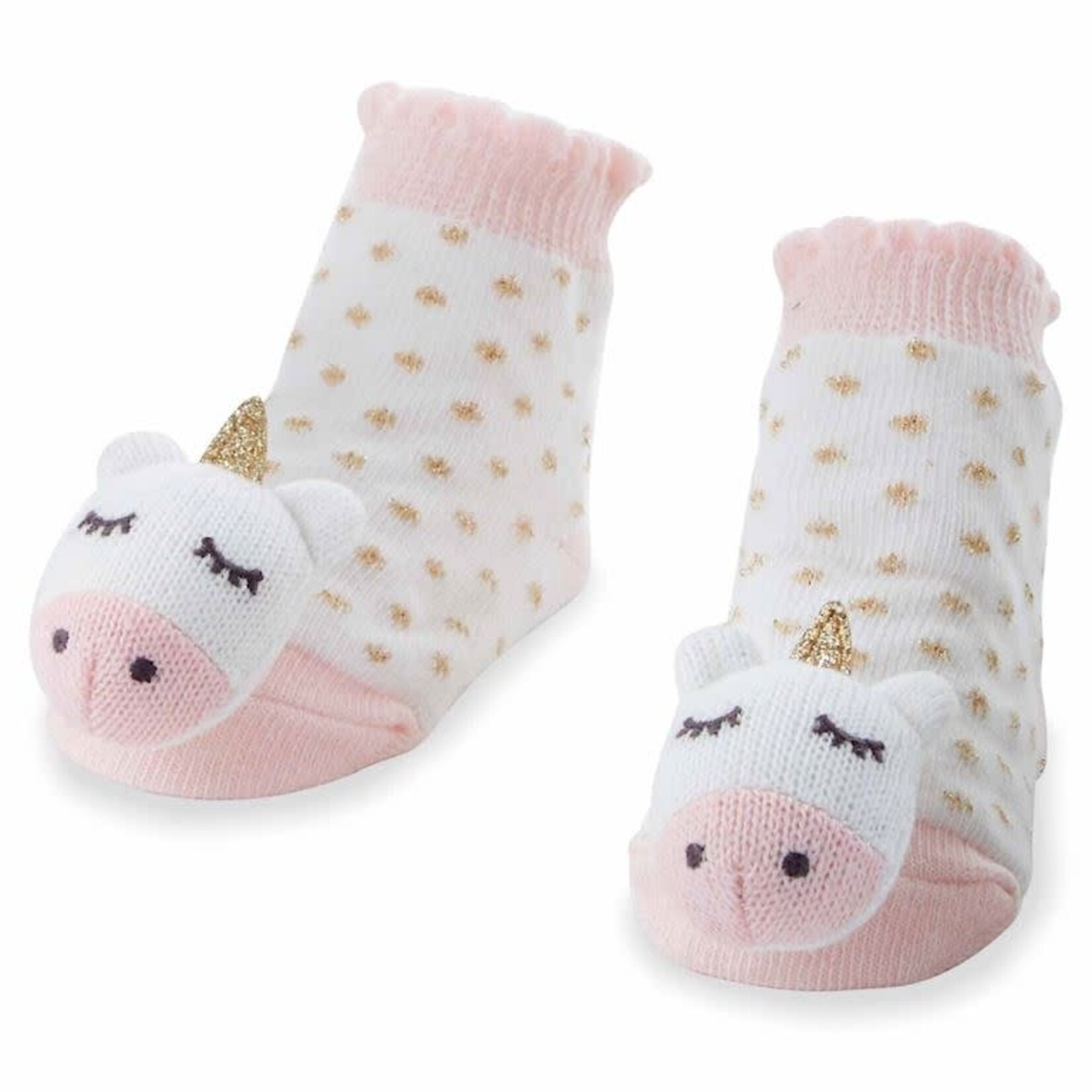 Mud Pie Animal Rattle Toe Socks