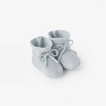 Elegant Baby Blue Garter Booties