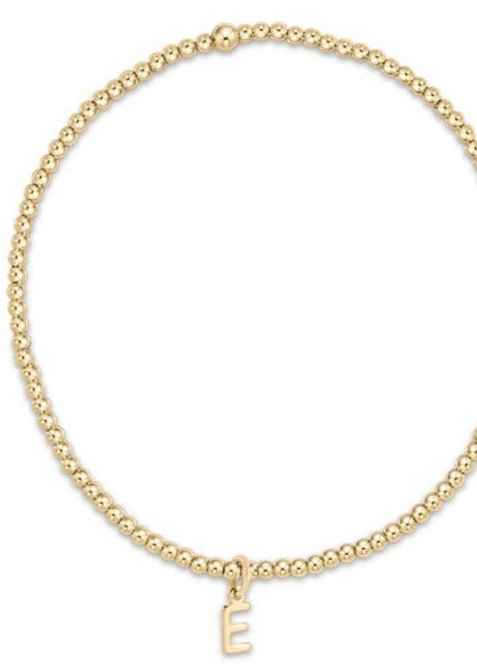 ENewton Gold 2mm Bead Charm Bracelet