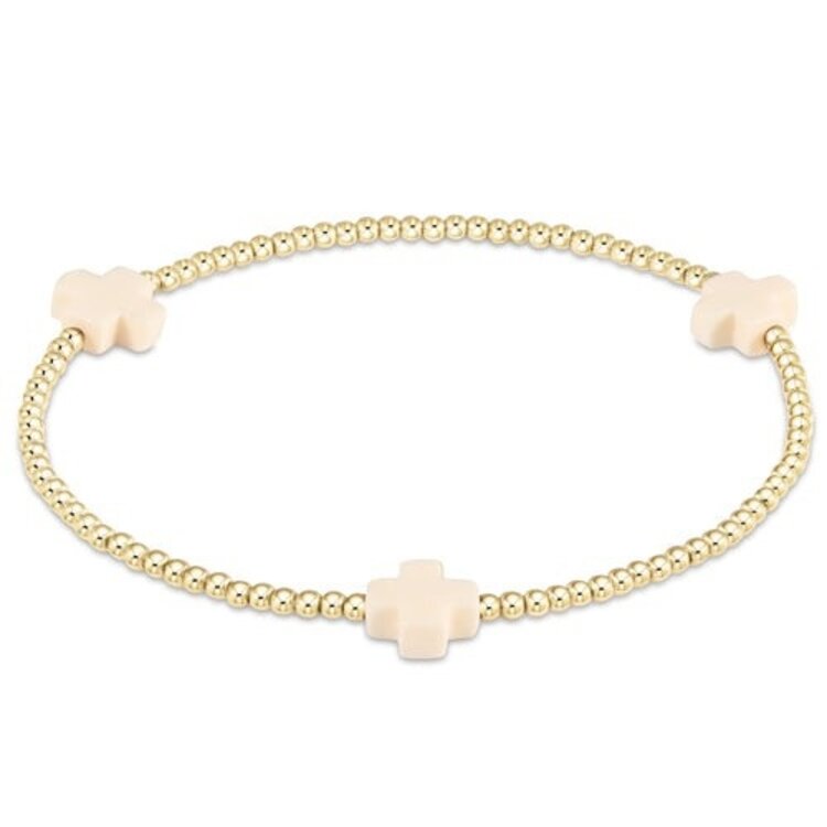 ENewton Signature Cross 2mm Bracelet
