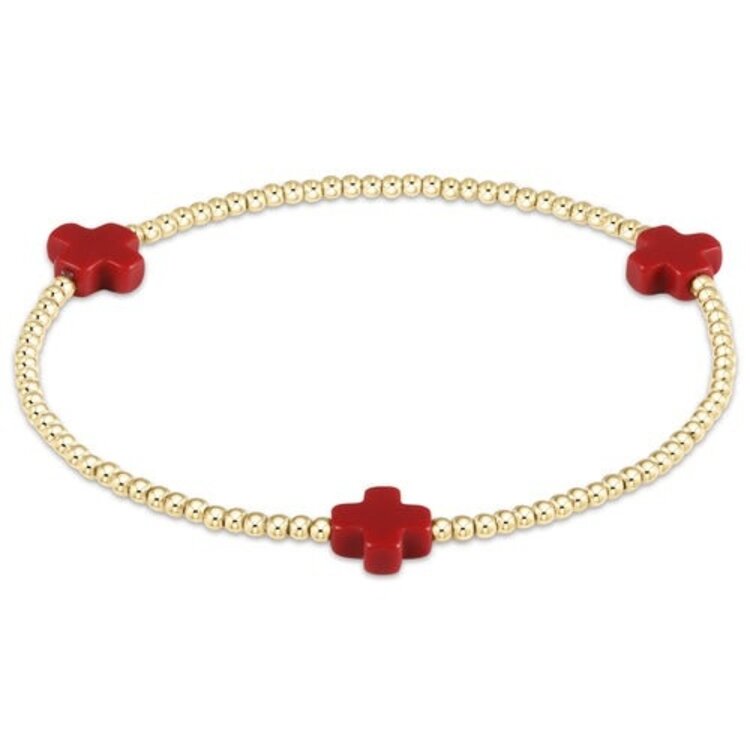 ENewton Signature Cross 2mm Bracelet