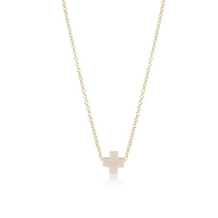 ENewton Signature Cross Necklace 16"