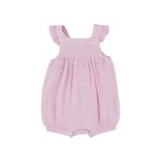 Angel Dear Ballet Pink Smocked Overall Shortie