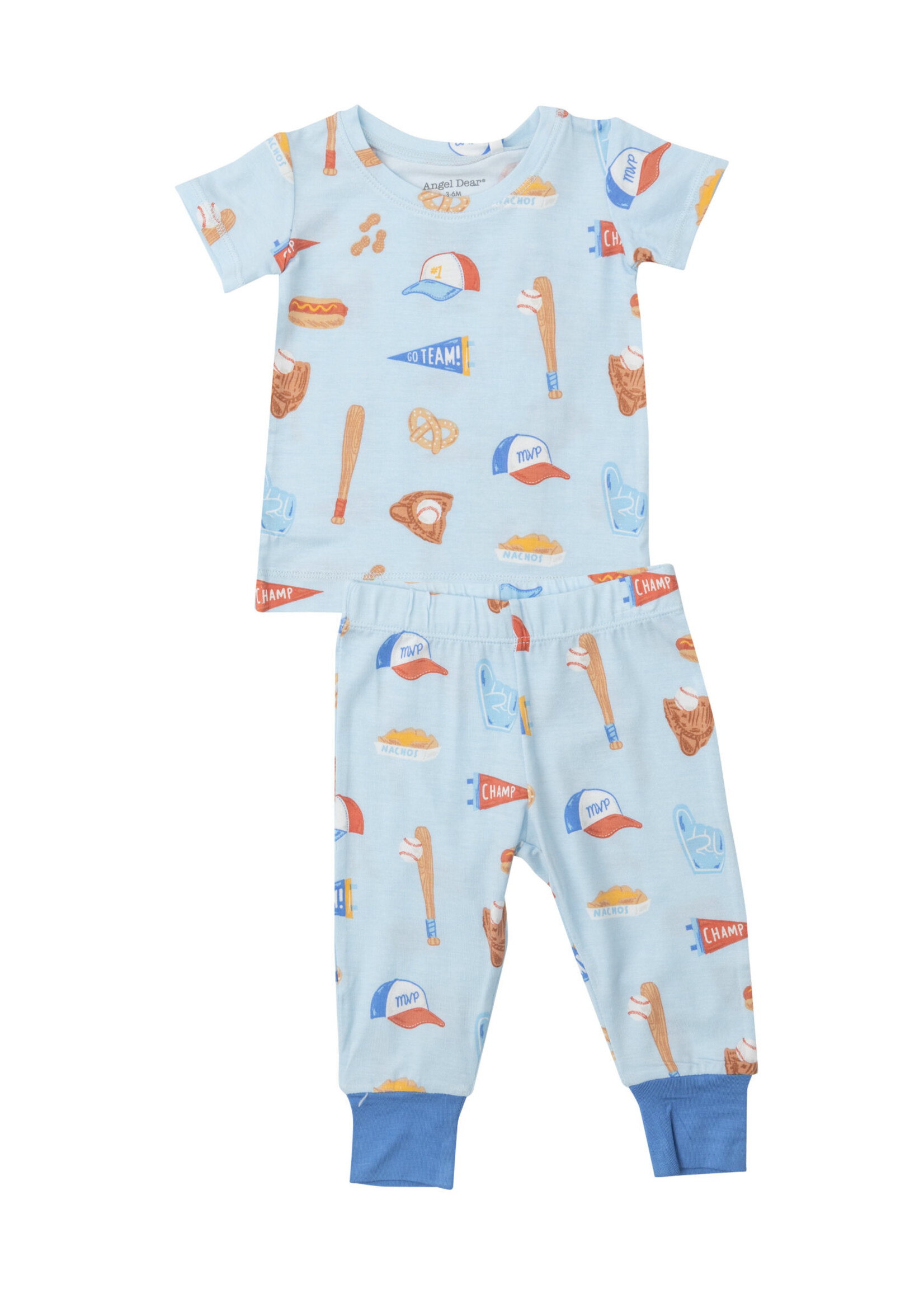 Angel Dear Baseball Loungewear Set The Sandbox Children s Boutique