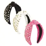 Mavi Bandz Rhinestone knot trio