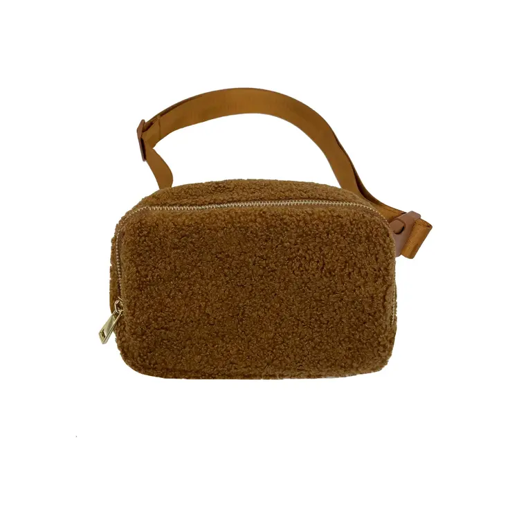 Mavi Bandz Varsity Cinnamon Sherpa Waist Bag