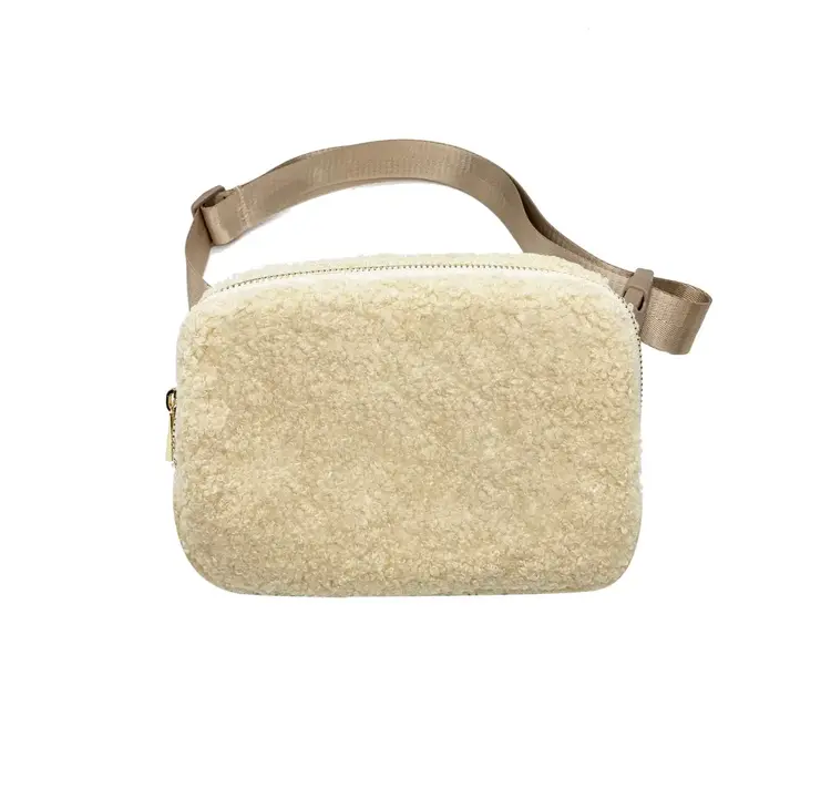 Mavi Bandz Varsity Oatmeal Sherpa Waist Bag