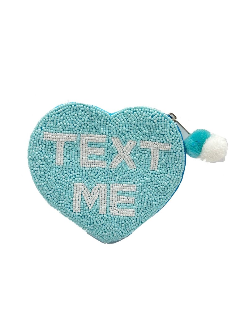 La Chic Designs Text Me Heart Pouch