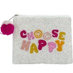 La Chic Designs Smiley Choose Happy Coin Pouch