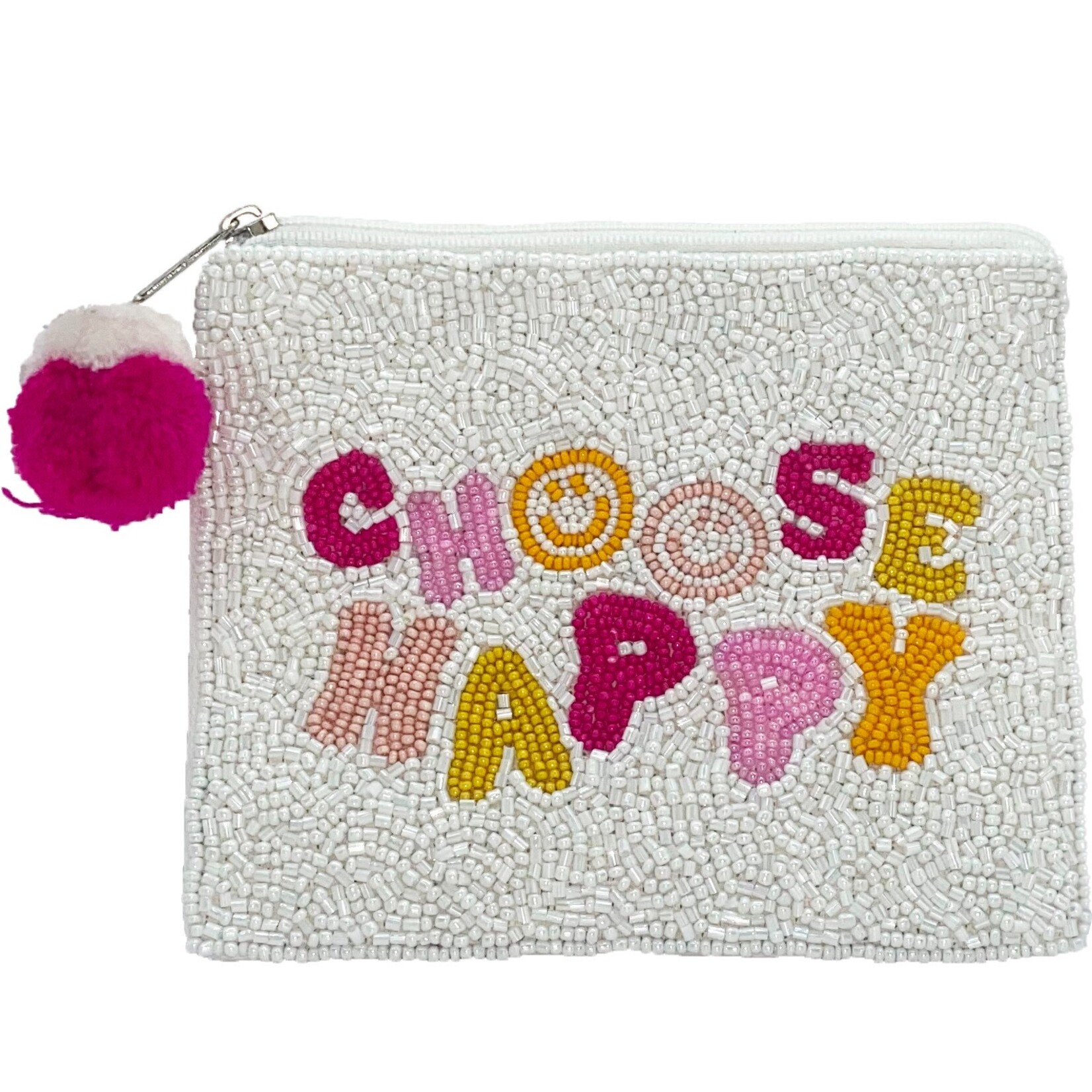 La Chic Designs Smiley Choose Happy Coin Pouch