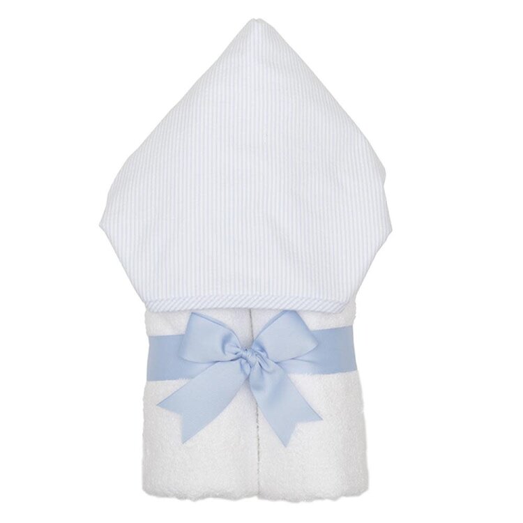3 Marthas 3 Marthas Hooded Towel Seersucker Stripe