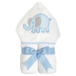 3 Marthas 3 Marthas Hooded Towel - Blue Elephant