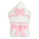 3 Marthas 3 Martha's Hooded Towel - Pink Bow