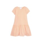 Little English Chanel T-Shirt Dress - Orange Stripe