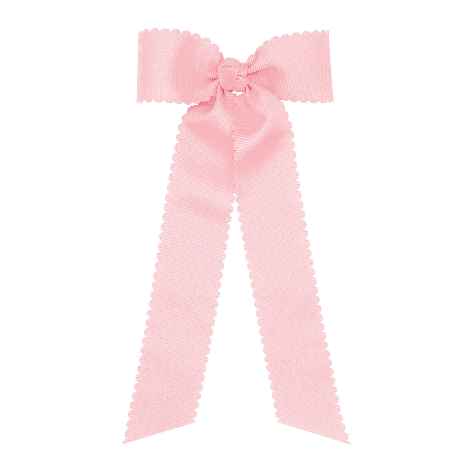 Wee Ones Scalloped Bow w/Tails