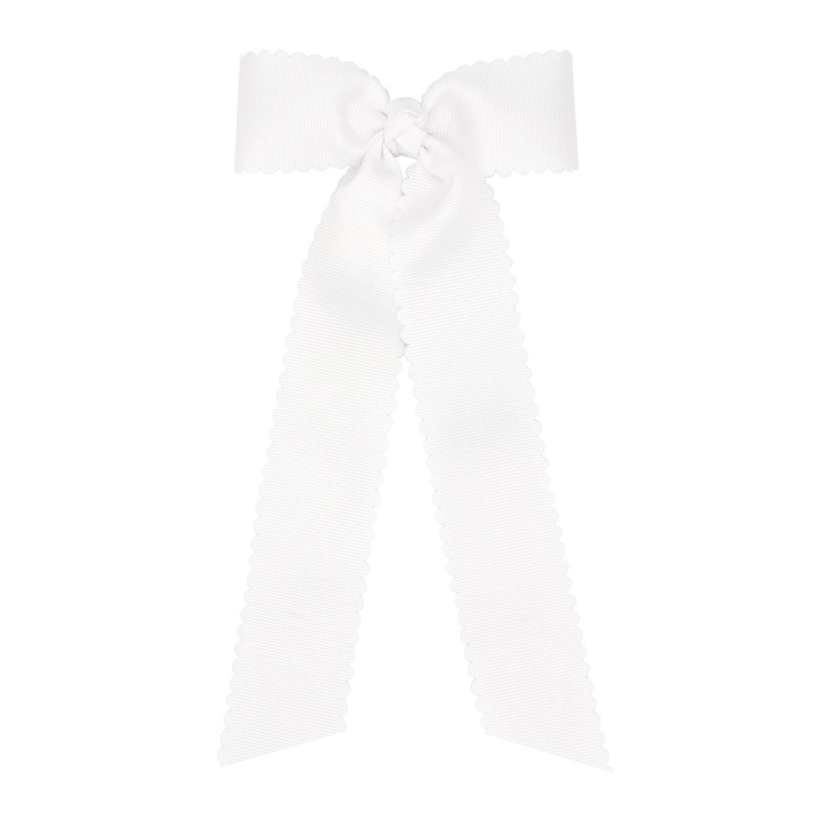 Wee Ones Scalloped Bow w/Tails