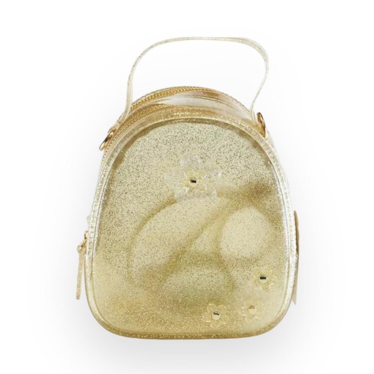 Doe A Dear Fuchsia Floral Motifs Jelly Purse