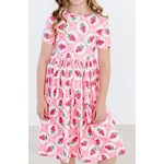 Mila & Rose Strawberry Fields S/S Pocket Twirl Dress