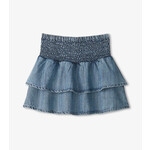 Hatley Blue Denim Smocked Skirt