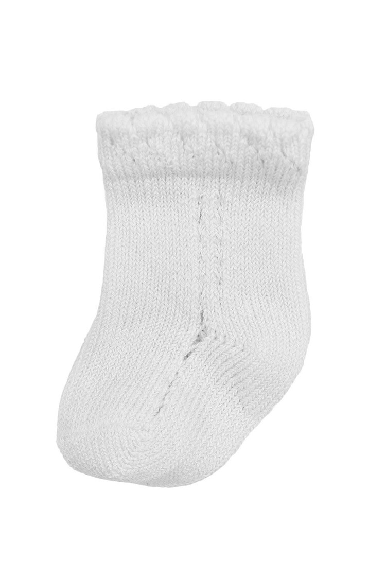 Carlomagno Open Work Cotton Socks
