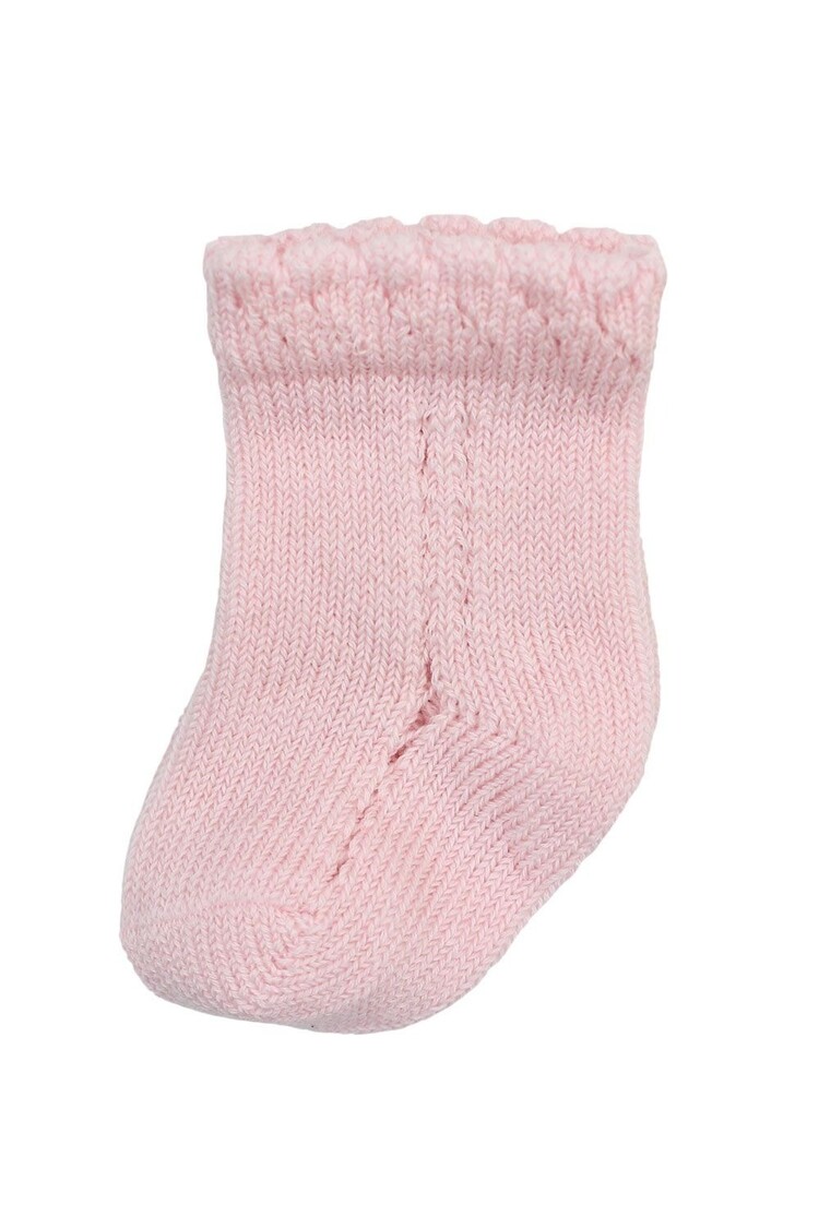 Carlomagno Open Work Cotton Socks