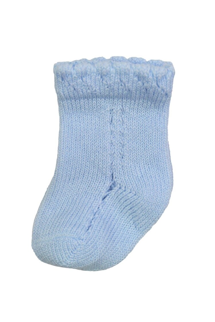 Carlomagno Open Work Cotton Socks