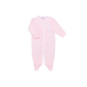 Nella Pima Pink Bubble Baby Footie