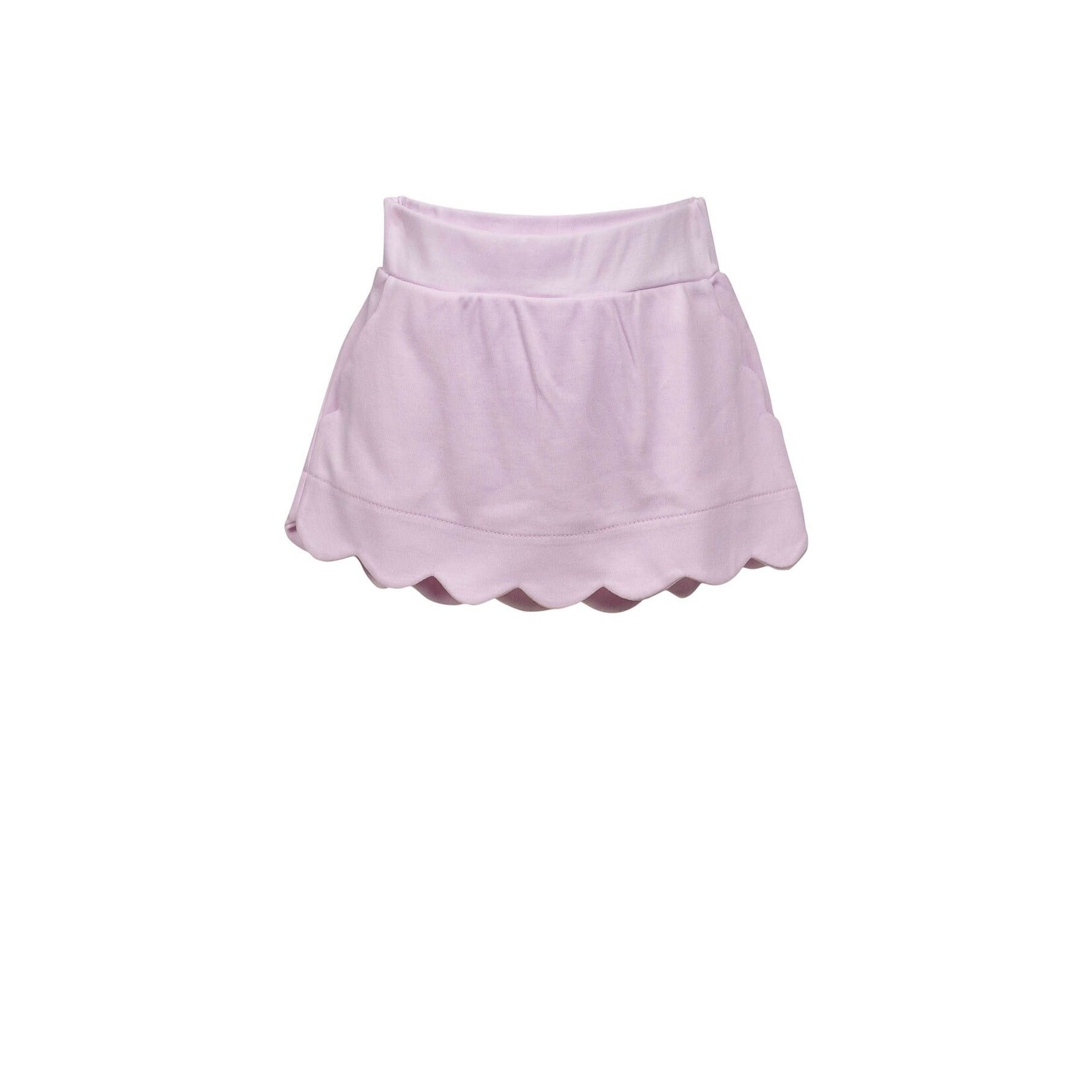 Proper Peony Pink Pima Scalloped Skirt