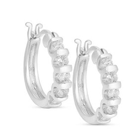 Lily Nily CZ Hoop Earrings SS