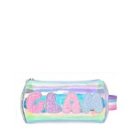 OMG Accessories Light Blue Glam Barrel Cosmetic Pouch