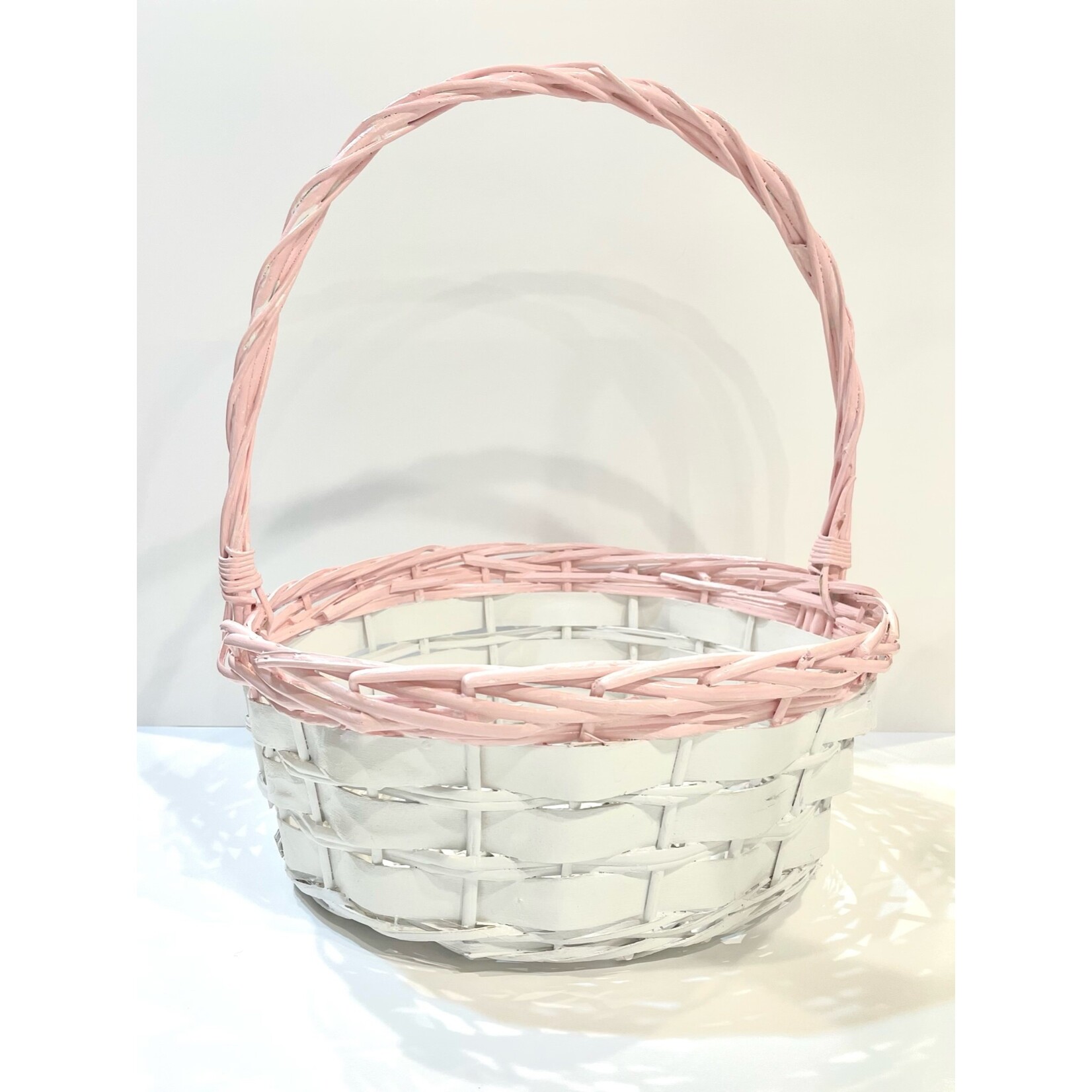 Pink & White Easter Basket