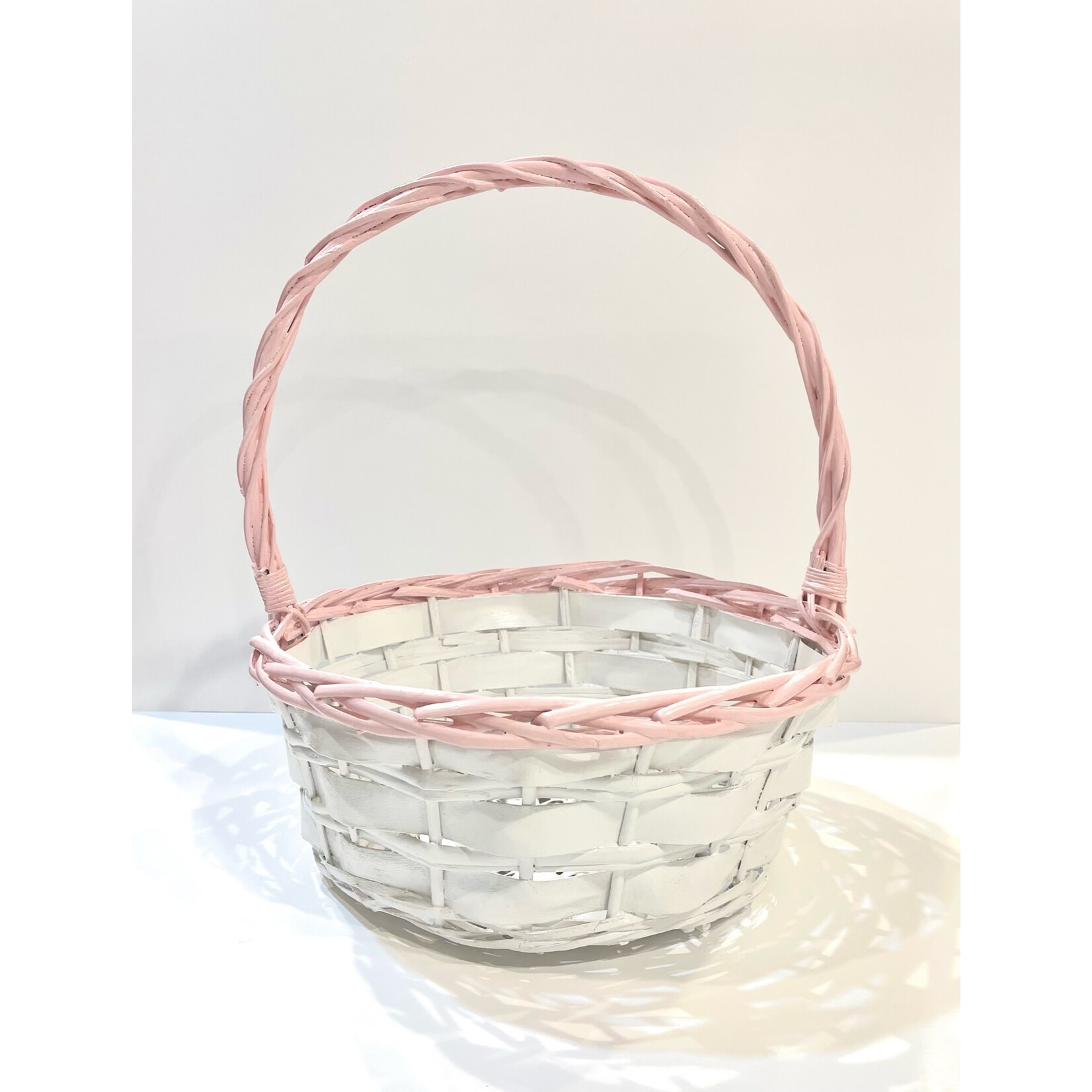 Pink & White Easter Basket