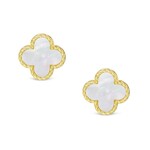 Lily Nily Clover Mother of Pearl Earrings