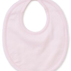 Kissy Kissy Pink w/ White Dot Bib