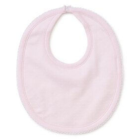 Kissy Kissy Pink w/ White Dot Bib