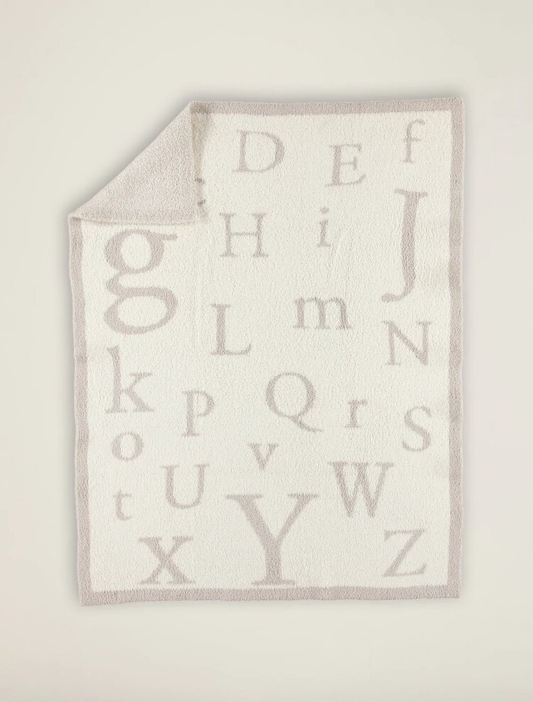 Barefoot Dreams ABC Cozy Chic Blanket