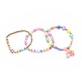 Great Pretenders Rainbow Smiles Bracelet Set