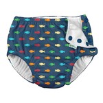 Green Sprouts Fish Navy Snap Swim Diaper
