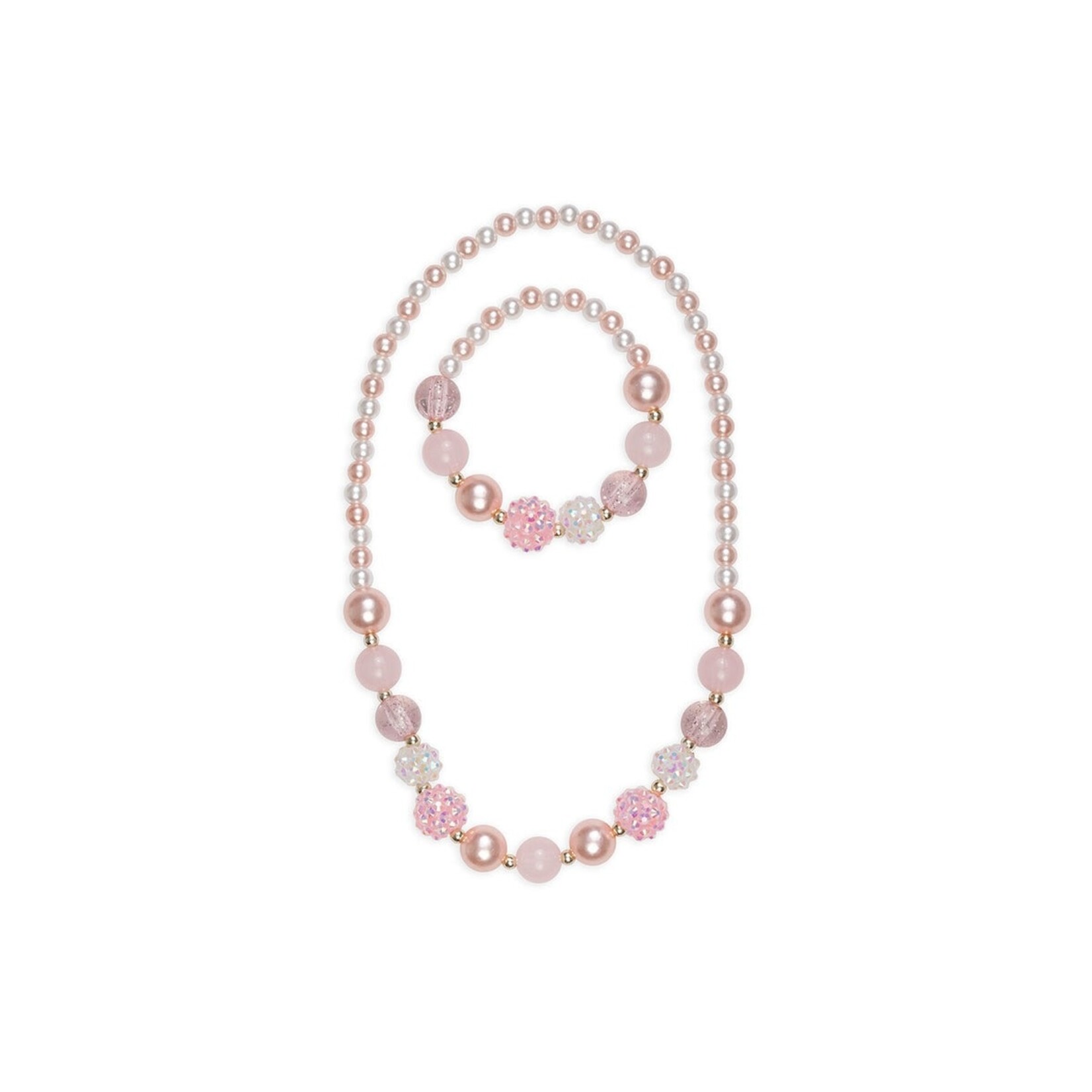 Great Pretenders Pearly Pink Necklace Set